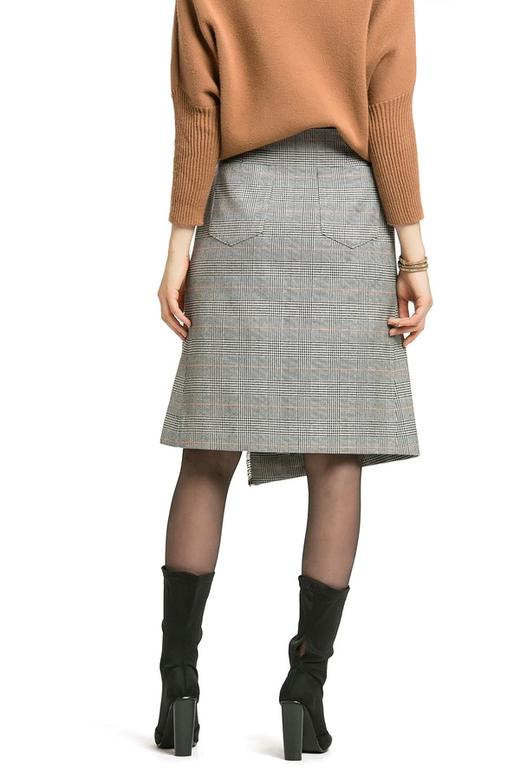 Eifini伊芙丽 金属扣装饰不规则半裙 374 商品图6