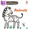 【中商原版】Usborne厄斯伯恩 Animals 动物（黑白书）英文原版 儿童绘本 动物故事 Mary Cartwright 0-3岁 商品缩略图0
