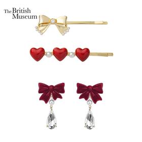 大英博物馆爱丽丝漫游奇境系列怀表兔蝴蝶结首饰爱心发夹耳环项链套戒