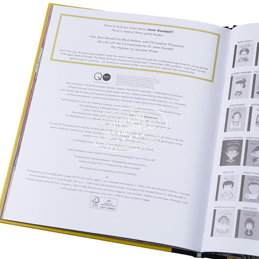 【中商原版】Little People, Big Dreams:Jane Goodall 小人物大理想：简·古道尔（生物学家） 英文原版 Maria Isabel 商品图3