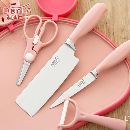 韩国didinika辅食菜板刀具研磨器多功能辅食菜板pp材质刀具套装9件套 商品图3
