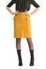 NOIR 姜黄色高腰直筒裙 856 商品缩略图0