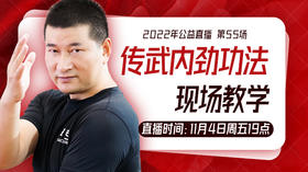 【11月4日】第55场：传武内劲功法 现场教学