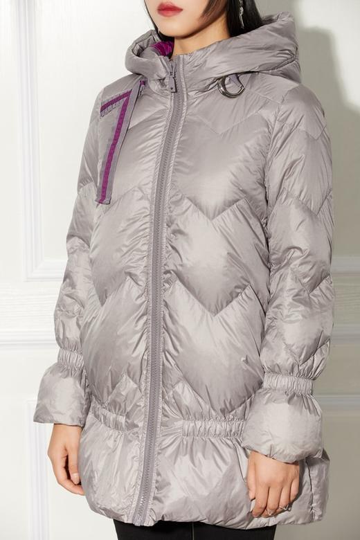ELLA JADE 灰色连帽羽绒服 3719 商品图2