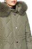 NECESSARY OBJECTS 灰绿色拉链装饰毛领羽绒服 8100 商品缩略图2