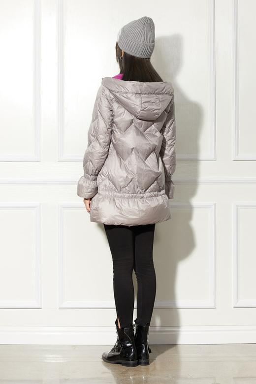 ELLA JADE 灰色连帽羽绒服 3719 商品图1