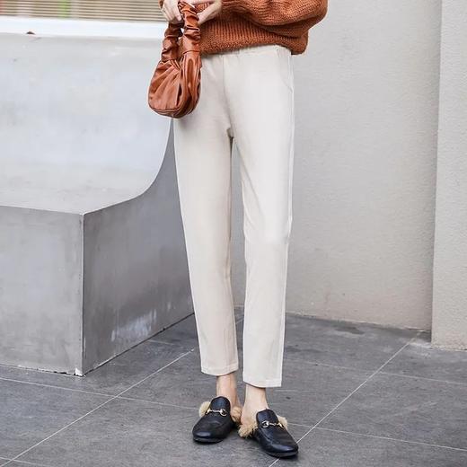 【限时折扣】毛呢中线烟管裤 商品图7