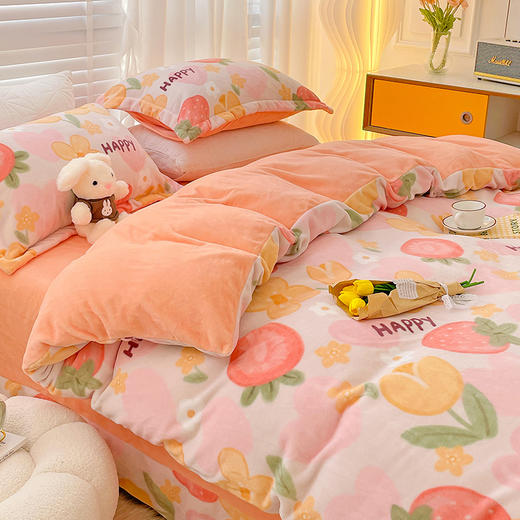 【惠慈】牛奶绒 四件套 商品图4