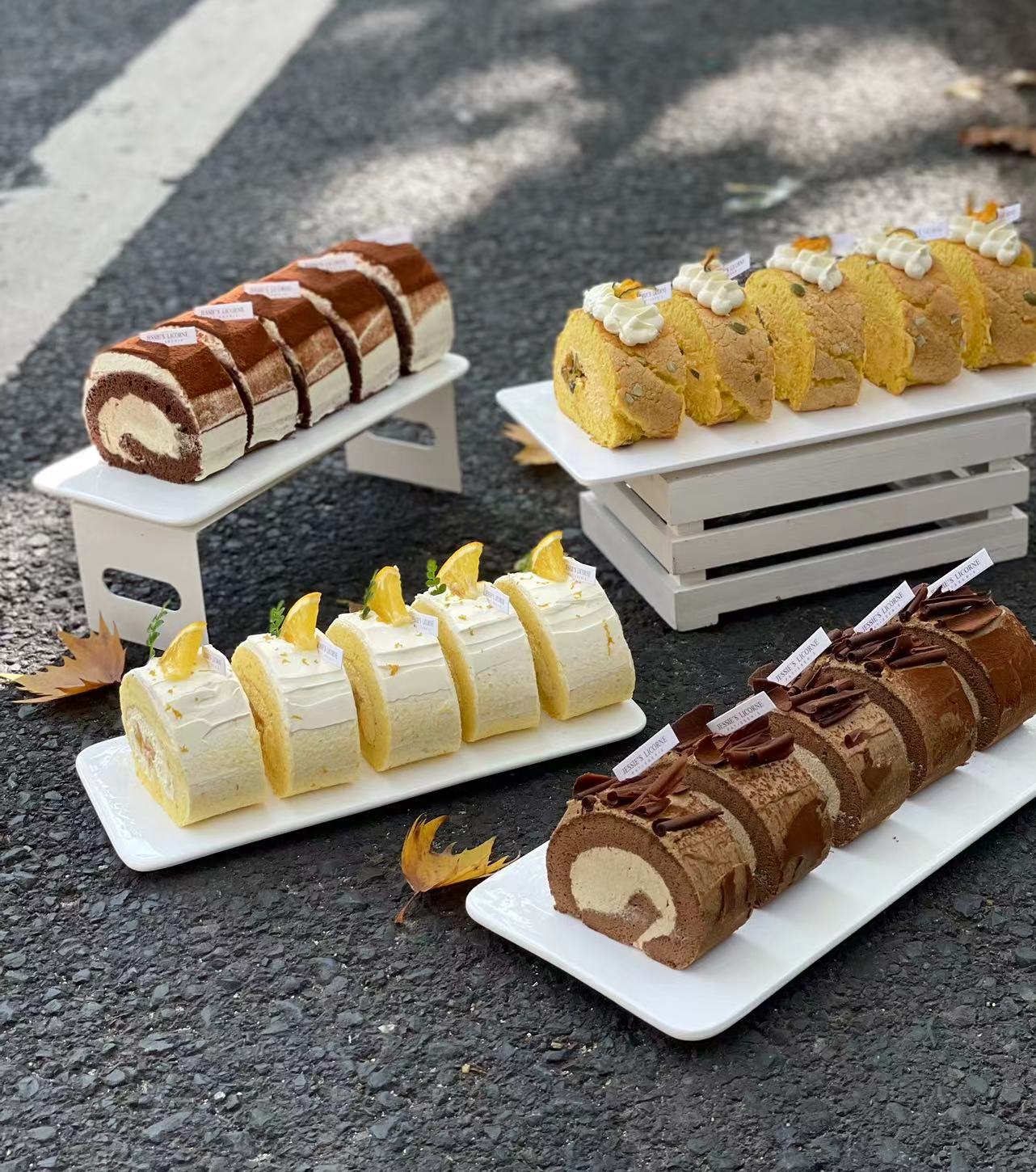 秋季限定蛋糕卷家族