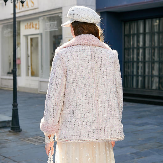 欧芮儿2019秋冬新款预售长袖宽松小香风外套 商品图1