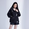 BeQueenStory【蔷薇墨客】90白鸭绒黑色宽松立领羽绒服 商品缩略图4