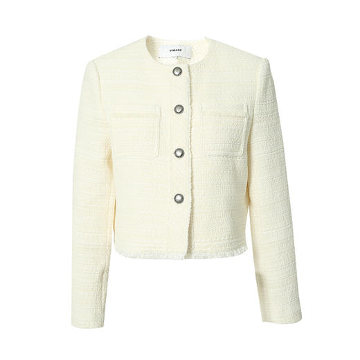  VIMAGE纬漫纪秋季新款时尚气质小香风短外套V1803428 商品图6