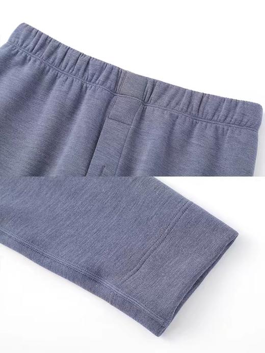 安莉芳旗下IVU男士无痕双层护膝暖裤舒适修身打底家居裤UD00121 商品图3