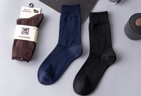 远梦两双装男中长筒袜(美利奴羊毛系列)YM2221