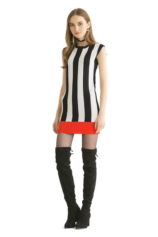 NOIR 撞色条纹紧身包裙 860 商品图2