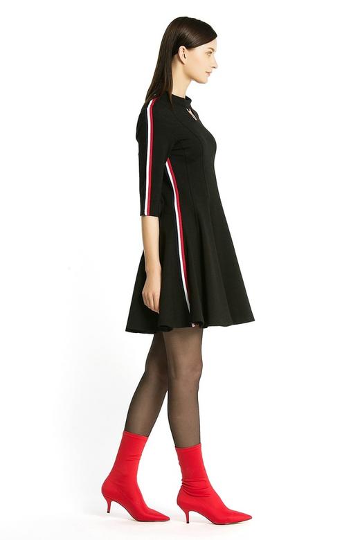 SUMMER & SAGE 运动风条纹修身连衣裙 797 商品图2