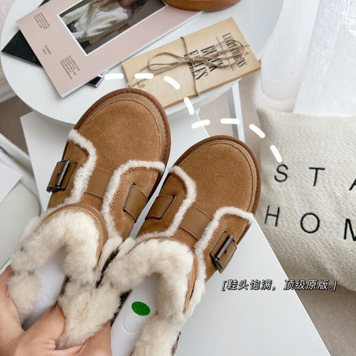 机车雪地靴-栗色 商品图2