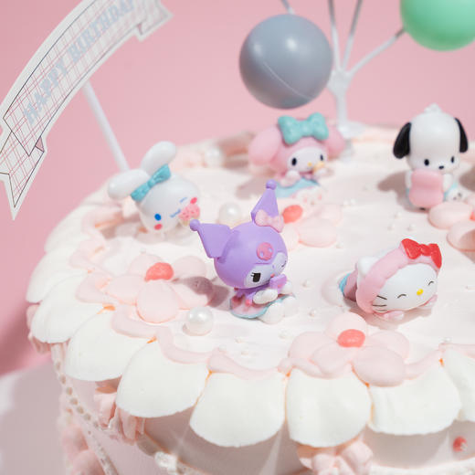 【兑换3磅】复古三丽鸥 定制复古生日蛋糕 | 双层水果进口淡奶油生日蛋糕 商品图2