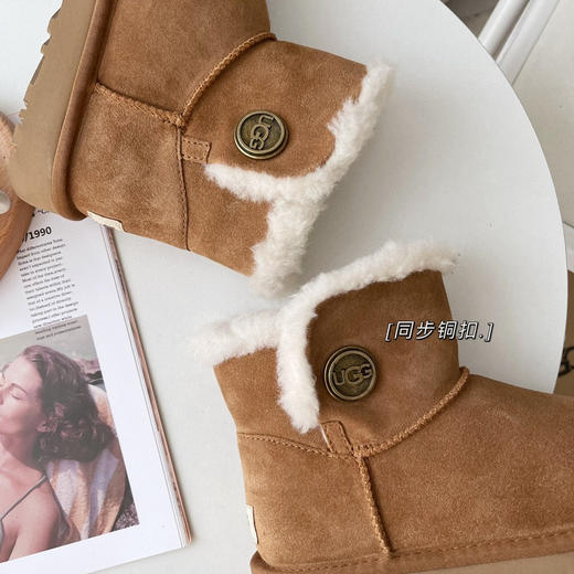 迷你贝莉（按扣款）-栗色 商品图2