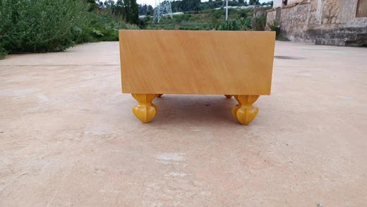 18厘米厚中式新榧贴面莲花腿棋墩 商品图2