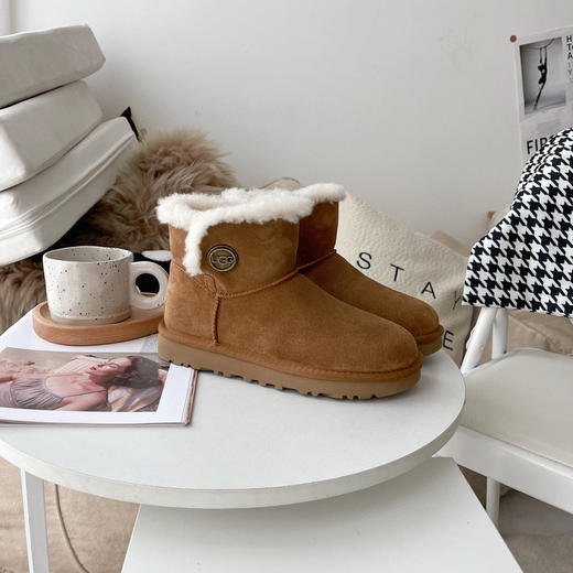 迷你贝莉（按扣款）-栗色 商品图0