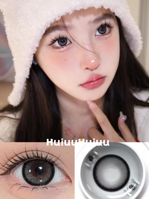 『日抛大直径』Kaylens-雾之深灰-14.5mm【日抛 0-800度 无525/575】 商品图0