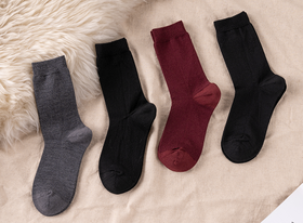 远梦两双装女中长筒袜(美利奴羊毛系列)YM2231