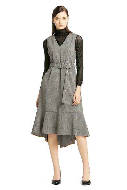 ELLA JADE 高雅格纹连衣裙 287 商品图1