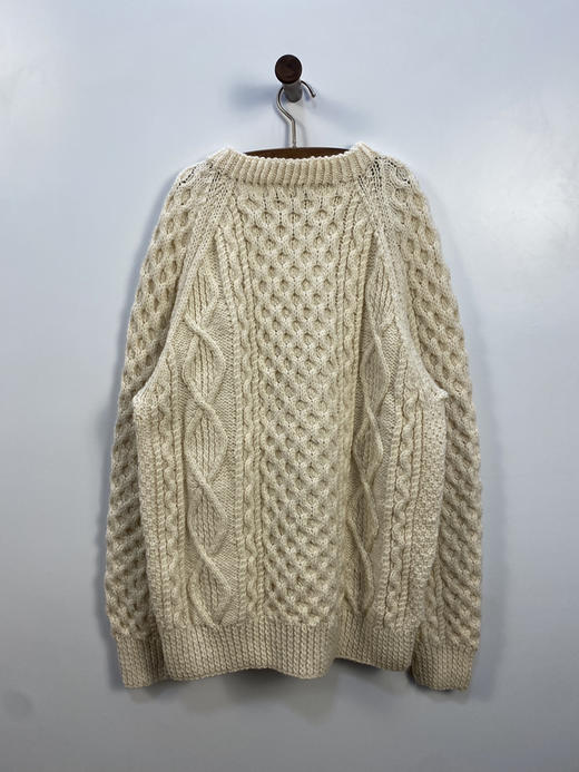 80年代 Vintage 爱尔兰制 Athena Designs 羊毛 手工 厚款针织毛衣 _SWT(L-XL) 商品图3