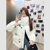 BeQueenStory【蔷薇墨客】90白鸭绒黑色宽松立领羽绒服 商品缩略图0