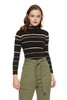 LNNNS 拼色条纹饰修身毛衫 8023 商品缩略图0