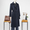 FOCALS福柯斯冬新款修身长款纯色羊毛大衣外套FYJDK811B7 商品缩略图1