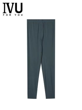 安莉芳旗下IVU专柜新品男士打底棉毛裤莫代尔修身秋冬暖裤UD00142