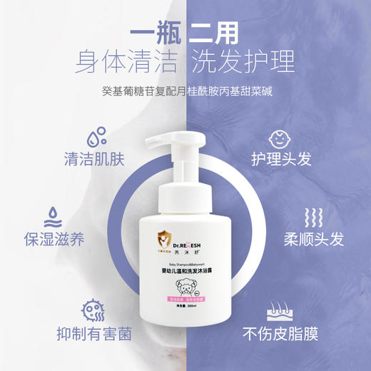 （新包装）芮洣舒婴幼儿二合一洗发沐浴露 商品图0