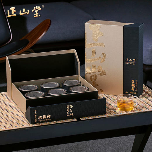 正山堂简雅嘉颂金骏眉 正山小种红茶高端礼盒180g 商品图1