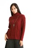 AUGUST 1 EIGHT 酒红色高领针织衫 994 商品缩略图0