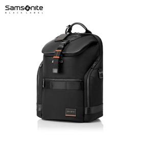 新秀丽SBL ENCODE高端黑标系列 男士商务时尚翻盖双肩包HO0*019