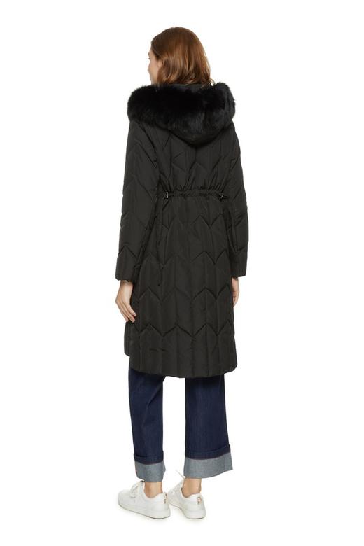 J.A 抽绳收腰毛领羽绒服 5751 商品图1