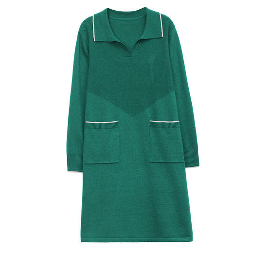 QY 8288纯色气质减龄针织裙 商品图5