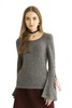 OCTAVIA 蝴蝶结装饰灰色针织衫 381 商品缩略图0