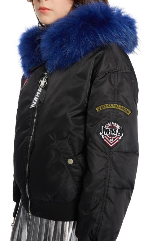 i.f by eva 毛领夹克羽绒服 3780 商品图2