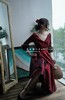 #1207【复团】喵娘精工定制《摩纳哥的黄昏》Grace Kelly复古皮草袖蜂腰红裙 商品缩略图4