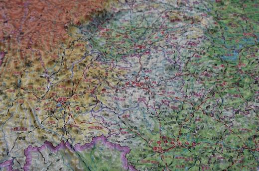 28728-3 《全国铁路地形图》三维地图 成品尺寸为：1100*810mm  （只发顺丰到付） 商品图2