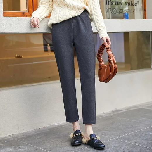 【限时折扣】毛呢中线烟管裤 商品图5