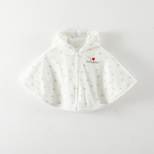 【新生儿保暖披风】婴儿衣服披风天鹅绒连帽秋冬装可爱范连帽加厚加绒防风斗篷外出服 商品图4