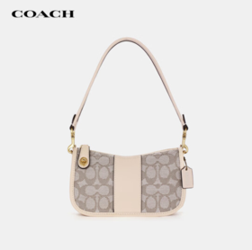 蔻驰COACH奥莱版·提花C纹手提单肩包