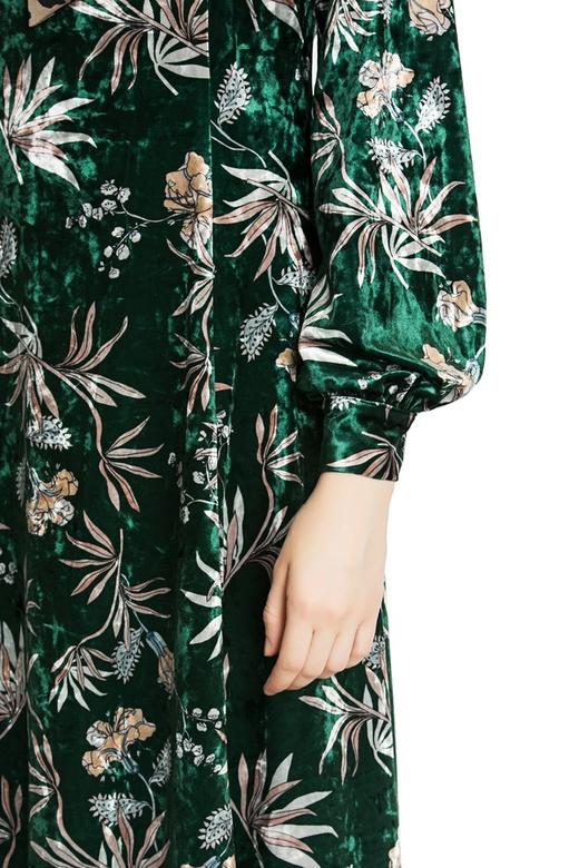 SUMMER & SAGE 植物印花点缀连衣裙 4319 商品图3