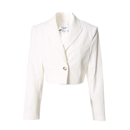 VIMAGE/纬漫纪秋季新款时尚西装翻领显瘦一粒扣短外套女VC2203002外套 商品图5