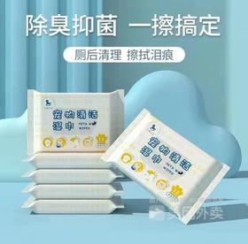 天真贝比便携装12片宠物湿巾猫咪狗狗清洁身体眼部耳朵卫生护理纸巾 12片