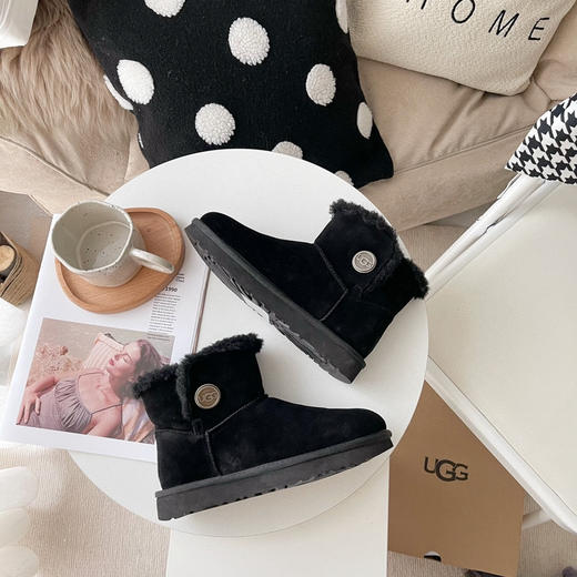 迷你贝莉（按扣款）-黑色 商品图0